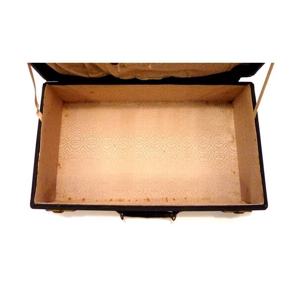 Vintage Hard Case Suitcase Luggage Train Travel Western Americana Decor - Picture 5 of 9